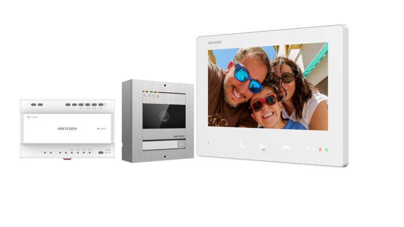 704 DS-KIS704EY-ACW2/Al קיט אינטרקום 2Wire HD מעל הטיח – תמונה 1